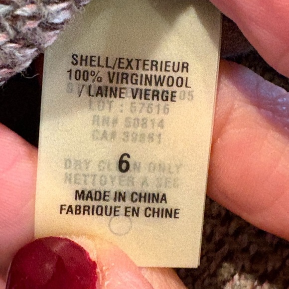 Elie Tahari Erdan Virgin Wool Reversible Jacket - Picture 16 of 16